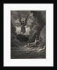Forthwith Upright He Rears from off the Pool His Mighty Statureby Gustave Dore by Anonymous