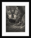 Forthwith Upright He Rears from off the Pool His Mighty Statureby Gustave Dore by Anonymous