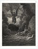 Forthwith Upright He Rears from off the Pool His Mighty Statureby Gustave Dore by Anonymous