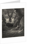 Forthwith Upright He Rears from off the Pool His Mighty Statureby Gustave Dore by Anonymous