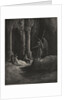 Before the Gates There Sat on Either Side a Formidable Shape by Gustave Dore