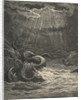 And Seems a Moving Land; and at His Gills Draws In, and at His Trunk Spouts Out, a Sea by Gustave Dore