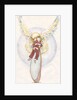 Illustration of an Angel Holding a Boy by Paul Cline
