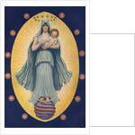 Celestial Virgin with Sun God in Her Arm by J. Augustus Knapp