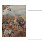 Illustration of Napoleon Leading the Attack at Toulon by Jacques Onfroy de Breville