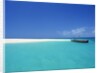 Boat at Tropical Beach by Anonymous
