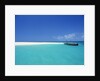 Boat at Tropical Beach by Anonymous