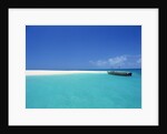 Boat at Tropical Beach by Anonymous