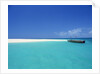 Boat at Tropical Beach by Anonymous