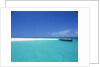 Boat at Tropical Beach by Anonymous