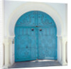 Ornate Blue Doors by Anonymous