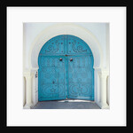 Ornate Blue Doors by Anonymous
