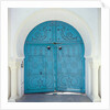 Ornate Blue Doors by Anonymous