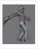 Illustration of a Jai Alai Player in Motion by Alexandra Day
