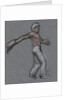 Illustration of a Jai Alai Player in Motion by Alexandra Day