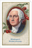 Washington's Birthday Greetings Postcard by Anonymous