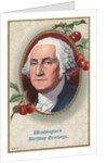 Washington's Birthday Greetings Postcard by Anonymous