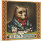 The Old Sport Tobacco Crate Label by Anonymous