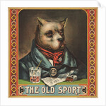 The Old Sport Tobacco Crate Label by Anonymous