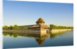 Corner Tower and Moat by Anonymous