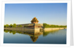 Corner Tower and Moat by Anonymous