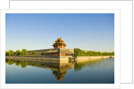 Corner Tower and Moat by Anonymous