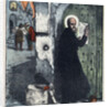 Illustration of Saint Francis of Sales Posting Tracts on Protestant Homes by Anonymous