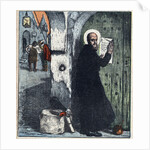Illustration of Saint Francis of Sales Posting Tracts on Protestant Homes by Anonymous