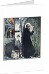 Illustration of Saint Francis of Sales Posting Tracts on Protestant Homes by Anonymous