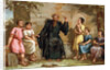 Illustration of Saint Benedict Teaching Boys by Anonymous