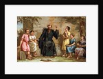 Illustration of Saint Benedict Teaching Boys by Anonymous