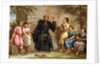 Illustration of Saint Benedict Teaching Boys by Anonymous
