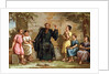 Illustration of Saint Benedict Teaching Boys by Anonymous