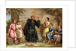 Illustration of Saint Benedict Teaching Boys by Anonymous