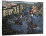 Illustration of Normans Laying Siege to Paris by Anonymous
