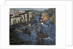 Illustration of Normans Laying Siege to Paris by Anonymous