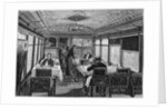 Illustration of a Dining Car on the Orient Express by Anonymous