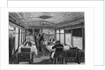 Illustration of a Dining Car on the Orient Express by Anonymous