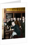 Alexander Graham Bell Making Telephone Call by Anonymous