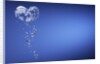 Heart shape formed with bubbles by Anonymous