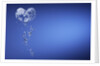 Heart shape formed with bubbles by Anonymous
