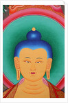 Tibetan Buddha Tanka by Anonymous