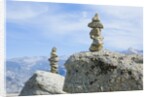 Cairns on Top of Rocks by Anonymous