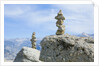 Cairns on Top of Rocks by Anonymous