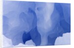 Eroded Blue Iceberg Floating at South Georgia Island by Anonymous