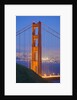 Tower of Golden Gate Bridge and San Francisco at Dusk by Anonymous