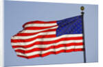 American Flag on Flagpole by Anonymous