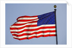 American Flag on Flagpole by Anonymous