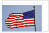 American Flag on Flagpole by Anonymous