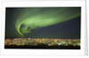 Aurora Borealis over Reykjavik by Anonymous